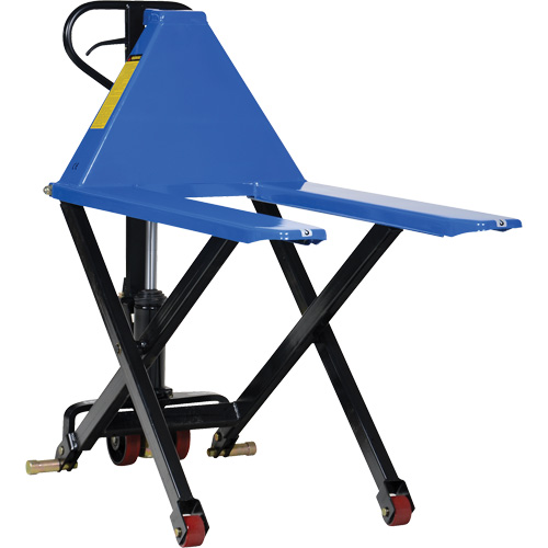 L&egrave;ve-palette hydraulique et manuel &agrave; ciseaux, 47" lo x 27" la, Acier, Capacit&eacute; de 2200 lb Groupe Belzile Dickner