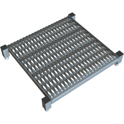 Plateforme de travail en une &eacute;tape &agrave; hauteur r&eacute;glable, 24" la x 24" pr, Capacit&eacute; de 800 lb, Enti&egrave;rement soud&eacute; Groupe Belzile Dickner