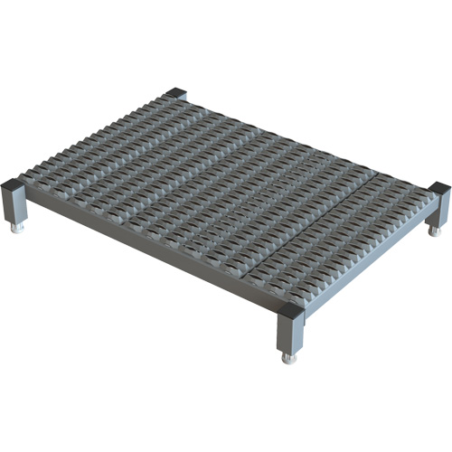 Plateforme de travail en une &eacute;tape &agrave; hauteur r&eacute;glable, 24" la x 36" pr, Capacit&eacute; de 800 lb, Enti&egrave;rement soud&eacute; Groupe Belzile Dickner