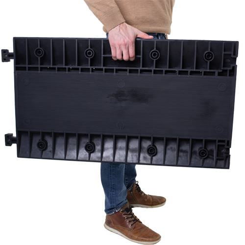 Protecteur de c&acirc;ble droit robuste Powerhouse, 3 canaux, 36" lo x 19,75" la x 3" h Groupe Belzile Dickner