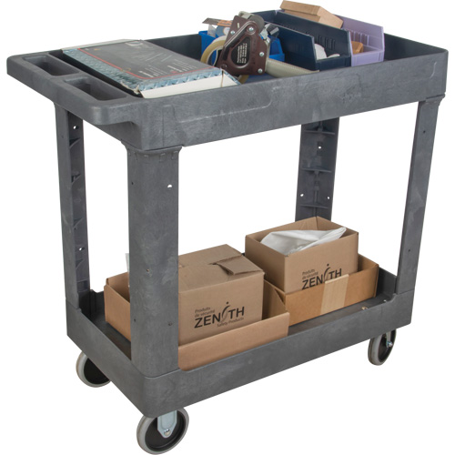 Utility Service Cart, 2 Tiers, 16-1/2" x 32-1/2" x 34-1/2", 550 lbs. Capacity Groupe Belzile Dickner