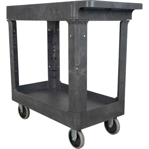 Utility Service Cart, 2 Tiers, 16-1/2" x 32-1/2" x 34-1/2", 550 lbs. Capacity Groupe Belzile Dickner