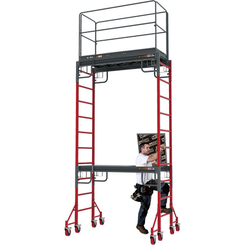 Buildman Baker Drywall Scaffold, 31" D x 6' H Groupe Belzile Dickner