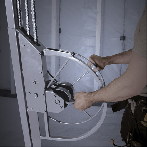 Buildman Drywall Panel Hoist Groupe Belzile Dickner