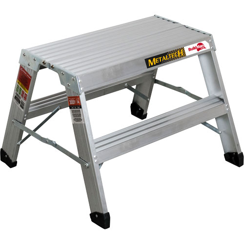 Portable Work-Stand Saw Horse, Aluminum Frame, 12-1/4" D x 24" H Groupe Belzile Dickner