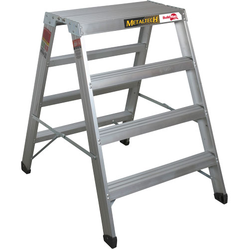 Portable Work-Stand Saw Horse, Aluminum Frame, 12-1/4" D x 48" H Groupe Belzile Dickner