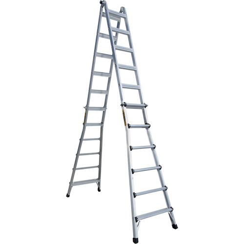 Telescoping Multi-Position Ladder, Aluminum, 300 lbs. Groupe Belzile Dickner