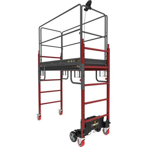 Complete Motorized Buildman 6' Baker Scaffold Kit, 31" D x 118-3/4" H Groupe Belzile Dickner