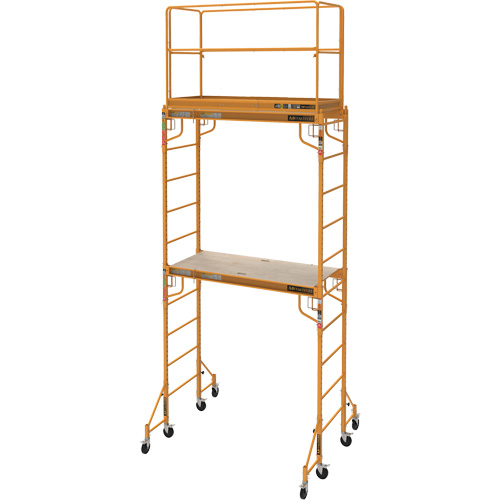 Complete 12' Drywall Baker Scaffold Tower Set, 58-1/2" D x 183" H Groupe Belzile Dickner