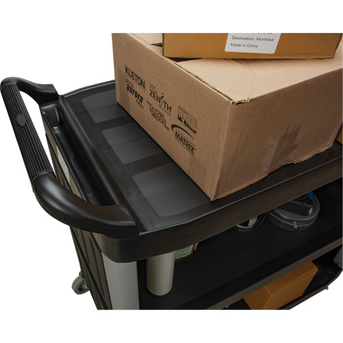 Chariot utilitaire, 3 tiers, 19-3/4" x 37-1/2" x 40-1/4", Capacit&eacute; 250 lb Groupe Belzile Dickner