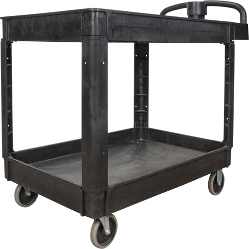 Utility Cart, 2 Tiers, 25-5/8" x 33-1/2" x 43-3/4", 550 lbs. Capacity Groupe Belzile Dickner