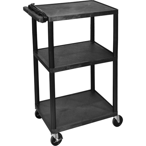 Chariot utilitaire &eacute;lectrique, 3 tiers, 24" x 42" x 18", Capacit&eacute; 300 lb Groupe Belzile Dickner