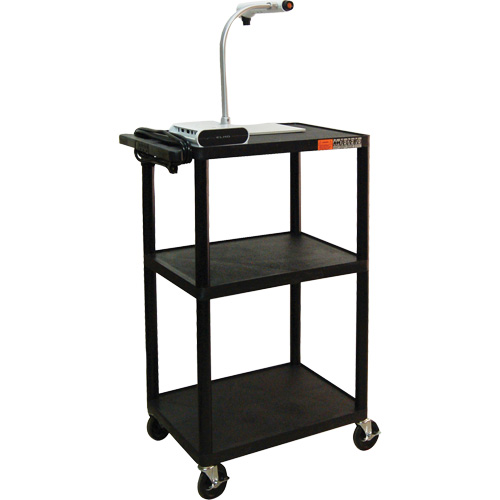 Chariot utilitaire &eacute;lectrique, 3 tiers, 24" x 42" x 18", Capacit&eacute; 300 lb Groupe Belzile Dickner