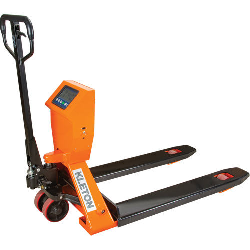 Transpalette &agrave; balance num&eacute;rique, 44,5" lo x 27,75" la, Capacit&eacute; de 4400 lb Groupe Belzile Dickner
