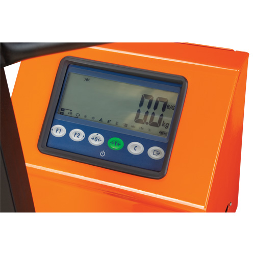 Transpalette &agrave; balance num&eacute;rique, 44,5" lo x 27,75" la, Capacit&eacute; de 4400 lb Groupe Belzile Dickner