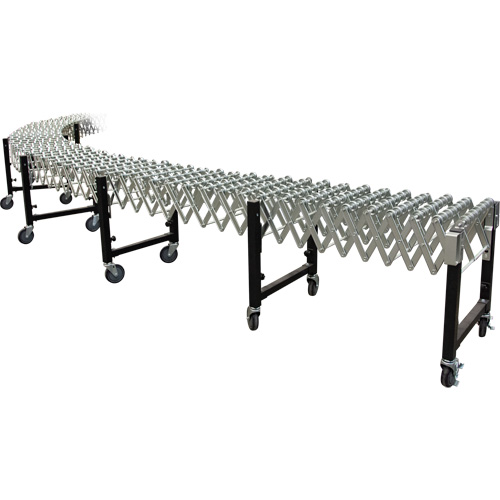 Expandable Conveyor, 23" W x 24' L, 200 lbs. per lin. ft. Capacity Groupe Belzile Dickner