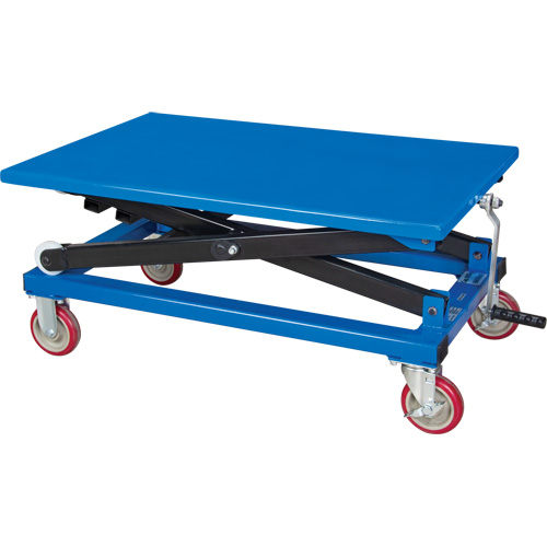 Manual Scissor Lift Table, 37-3/8" L x 23-5/8" W, Steel, 660 lbs. Capacity Groupe Belzile Dickner