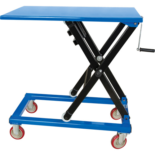 Manual Scissor Lift Table, 37-3/8" L x 23-5/8" W, Steel, 660 lbs. Capacity Groupe Belzile Dickner