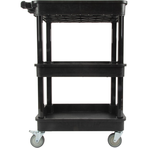 Utility Cart with Deep Lip Shelf, 3 Tiers, 19" x 39-1/2" x 28-1/4", 330 lbs. Capacity Groupe Belzile Dickner