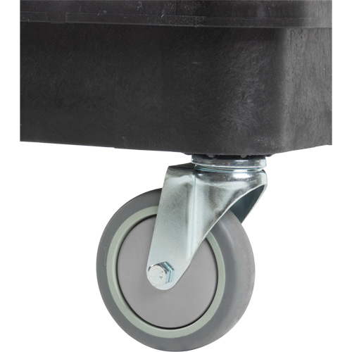 Utility Cart with Deep Lip Shelf, 3 Tiers, 19" x 39-1/2" x 28-1/4", 330 lbs. Capacity Groupe Belzile Dickner