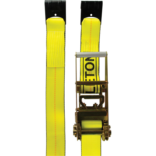 Winch Strap, Flat Hook, 3" W x 30' L, 5400 lbs. (2449 kg) Working Load Limit Groupe Belzile Dickner