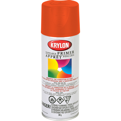 Peinture &agrave; pulv&eacute;riser fluorescente, Rouge/orange fluorescent, 11 oz, Canette a&eacute;rosol Groupe Belzile Dickner