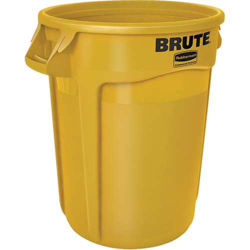 Round Brute&reg; Containers, Polyethylene, 32 US gal. Groupe Belzile Dickner