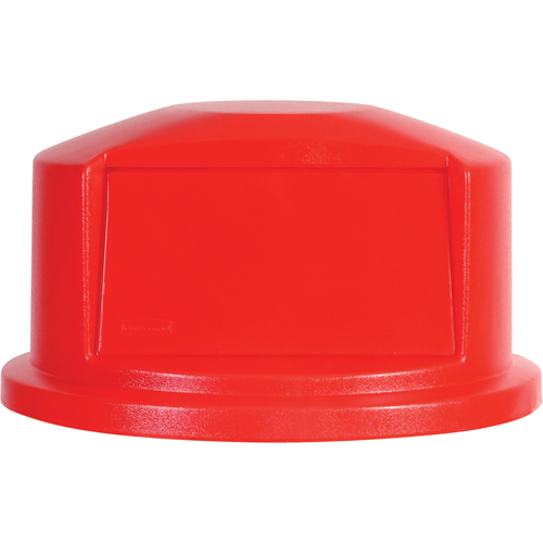 Couvercles ronds Brute, Couvercle bomb&eacute;, Plastique/Poly&eacute;thyl&egrave;ne, Convient aux contenants 22" dia. Groupe Belzile Dickner
