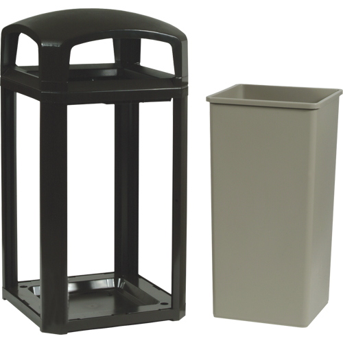 Landmark Series&reg; Classic Container Frame With Rigid Liner, Plastic, 50 US gal. Groupe Belzile Dickner