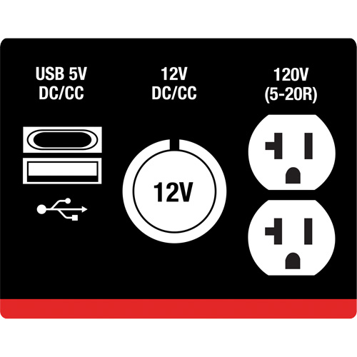 G&eacute;n&eacute;ratrice &agrave; onduleur, Surtension 2500 W, Nominale 1800 W, R&eacute;servoir 4,2 L Groupe Belzile Dickner