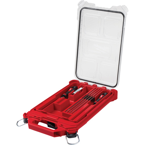 Ensemble pour affûtage de chaîne de scie de 9 morceaux, avec organisateur PACKOUT compact et &agrave; profil bas, 6 pi&egrave;ces Groupe Belzile Dickner