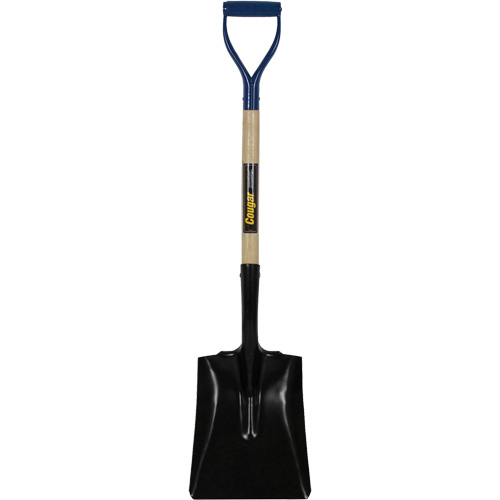 Square Point Shovel, Hardwood, Tempered Steel Blade, D-Grip Handle, 41-1/2" Long Groupe Belzile Dickner