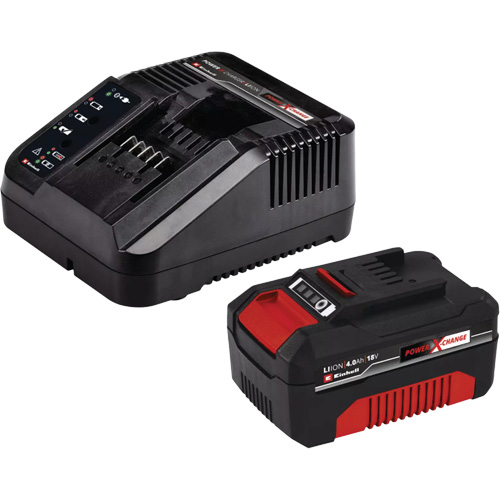 Ensemble tondeuse &agrave; gazon pouss&eacute;e sans fil, Pouss&eacute;e, &agrave; pile, Largeur de coupe 13" Groupe Belzile Dickner