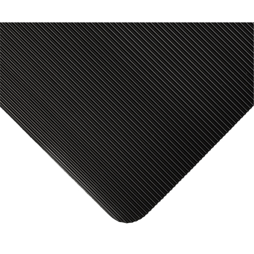 Standard Mat No.381, Ergonomic, 3' x 105' x 1/8", Black Groupe Belzile Dickner