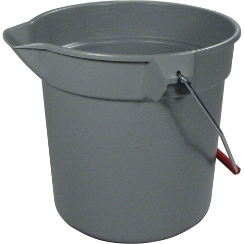 Seau Brute, Capacit&eacute; de 2.5 gal. US (10 pintes), Gris Groupe Belzile Dickner