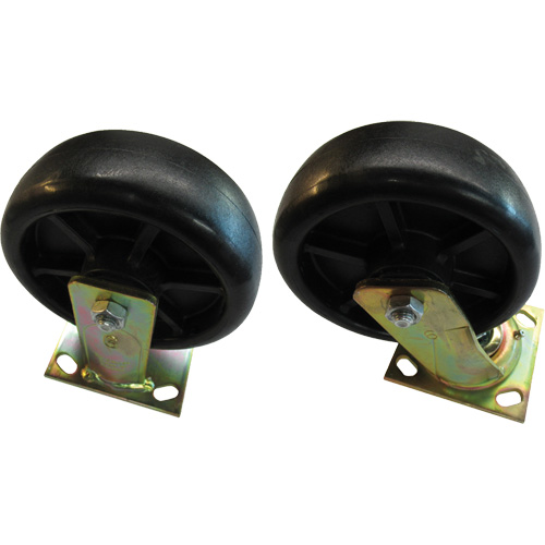 Conteneurs autobasculeurs en acier - ensemble de roulettes pour conteneurs Groupe Belzile Dickner