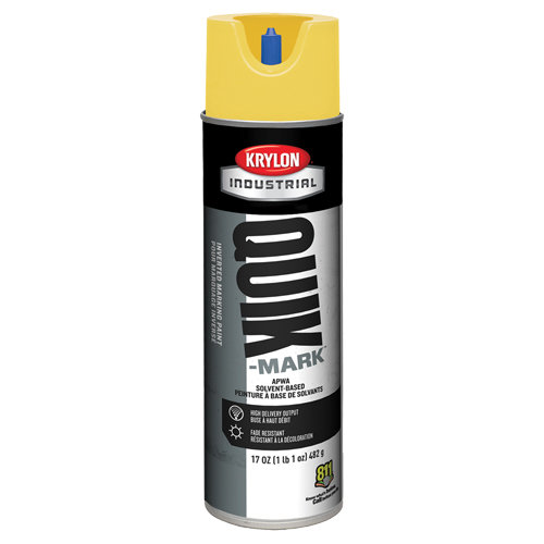 Industrial Quik-Mark Solvent-Based Inverted Marking Paint, 17 oz., Aerosol Can Groupe Belzile Dickner
