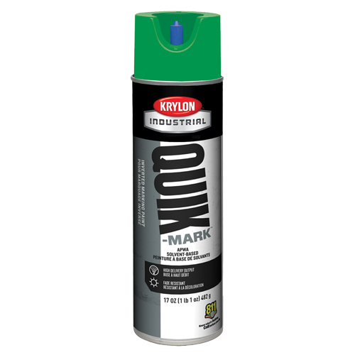 Industrial Quik-Mark Solvent-Based Inverted Marking Paint, 17 oz., Aerosol Can Groupe Belzile Dickner