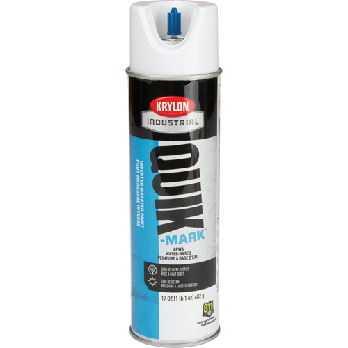 Industrial Quik-Mark Water-Based Inverted Marking Paint, 17 oz., Aerosol Can Groupe Belzile Dickner