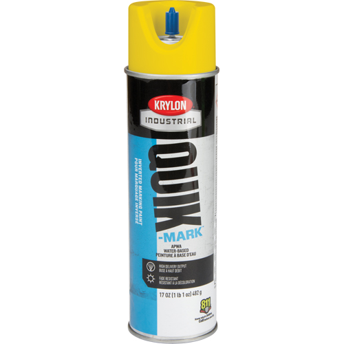 Industrial Quik-Mark Water-Based Inverted Marking Paint, 17 oz., Aerosol Can Groupe Belzile Dickner