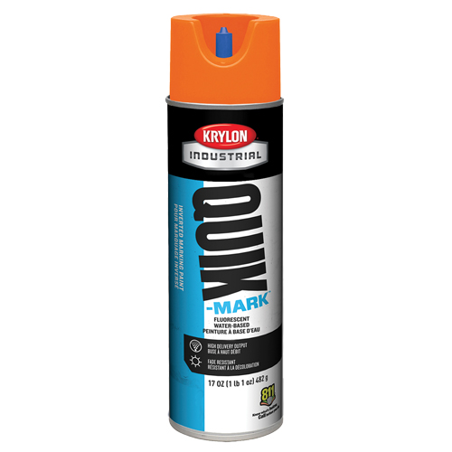 Industrial Quik-Mark Water-Based Inverted Marking Paint, 17 oz., Aerosol Can Groupe Belzile Dickner