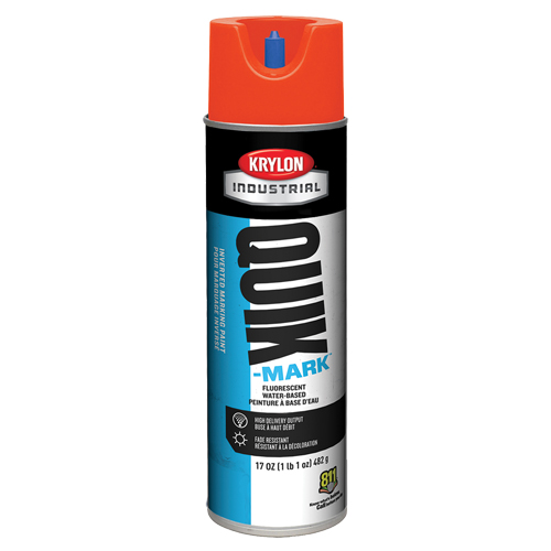 Industrial Quik-Mark Water-Based Inverted Marking Paint, 17 oz., Aerosol Can Groupe Belzile Dickner
