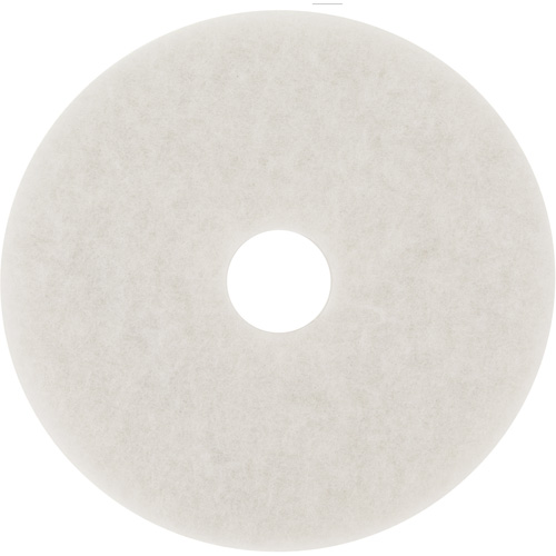 Floor Pad, 18", Polish, White Groupe Belzile Dickner