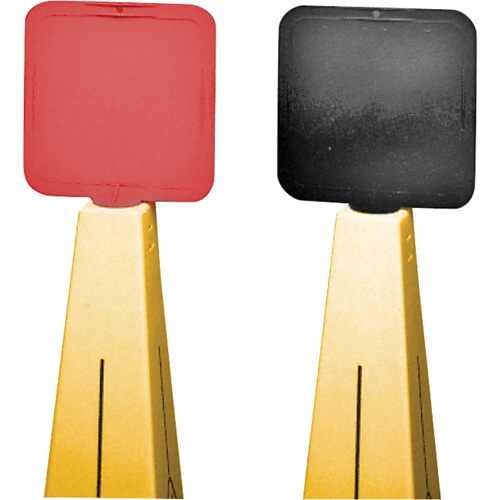 &eacute;criteau &agrave; enclencher sur c&ocirc;ne de signalisation Groupe Belzile Dickner