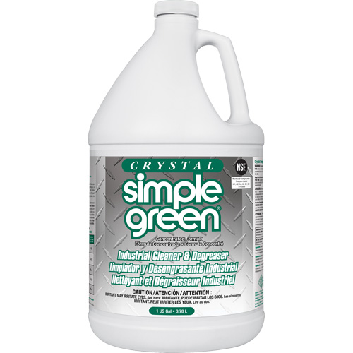 Crystal Simple Green&reg; Industrial Cleaner & Degreaser, 1 gal., Jug Groupe Belzile Dickner