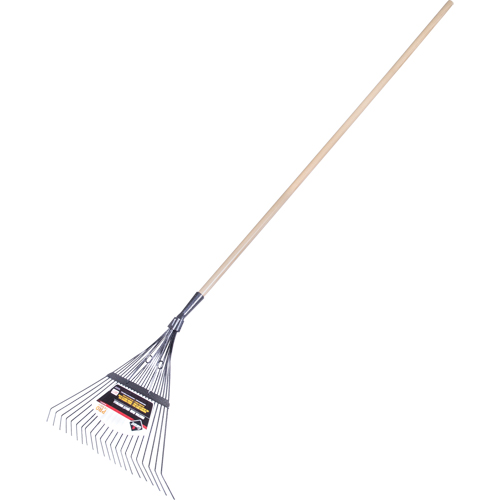 Pro Fan Rake, 24" Blade, 22 Tines, Hardwood Handle, Steel Blade Groupe Belzile Dickner