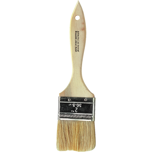 Chip Paint Brush, White China, Wood Handle, 1/2" Width Groupe Belzile Dickner