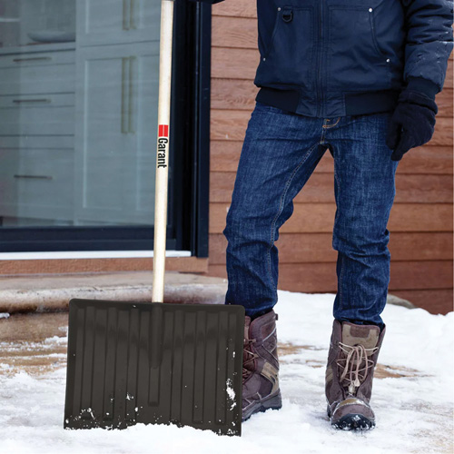 Nordic Snow Shovel, Polypropylene Blade, 17-3/4" Wide, D-Grip Handle Groupe Belzile Dickner