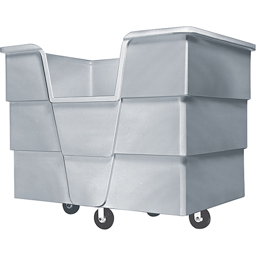 Jumbo Starcart Box Truck, Polyethylene, 65" L x 45" W x 54" H, 60 cu. ft. Volume, 1500 lbs. Capacity Groupe Belzile Dickner