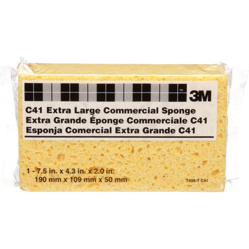 Commercial Size Sponge, Cellulose, 4-1/2" W x 7-1/2" L Groupe Belzile Dickner